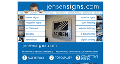 Desktop Screenshot of jensensigns.com